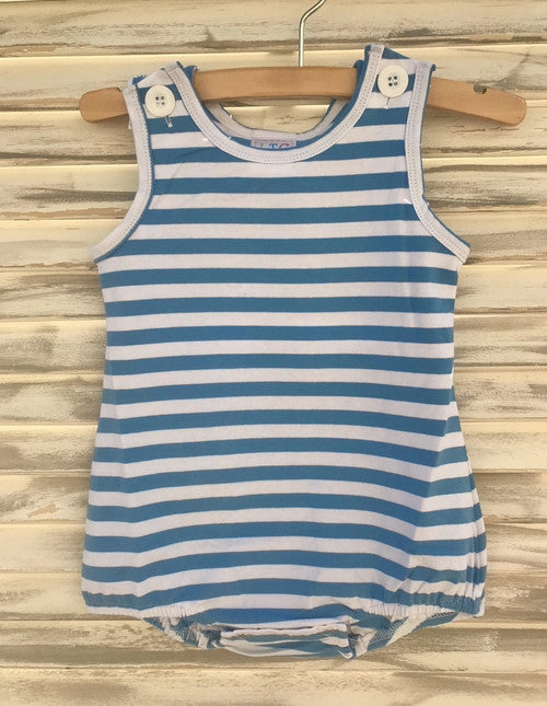 Unisex Knit Bubble - Navy & White Stripe