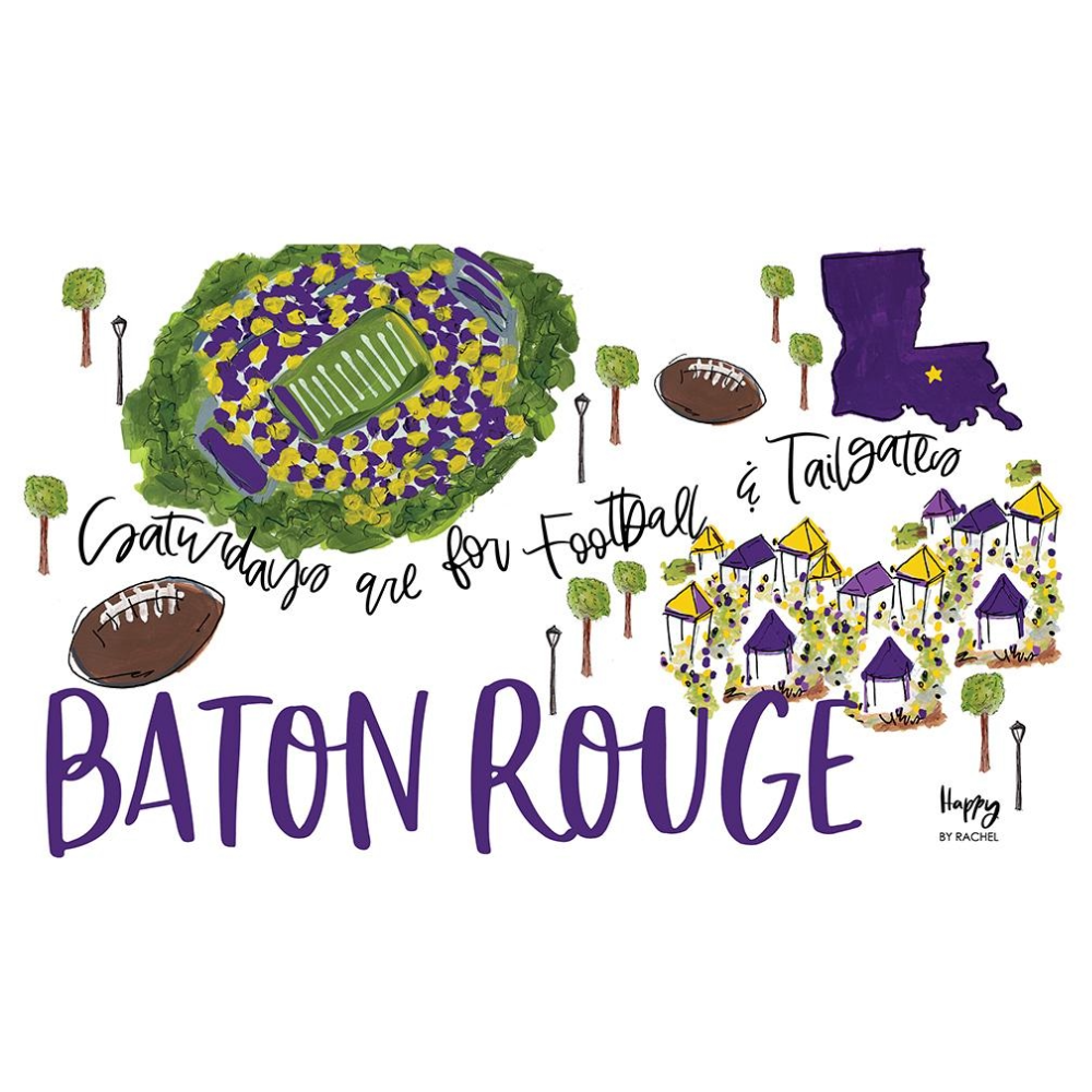 Saturdays in Baton Rouge Straw Tumbler (32oz)