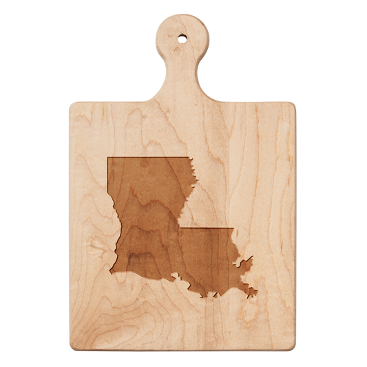 "Louisiana" Artisan Maple Paddle Board | 9" x 6"