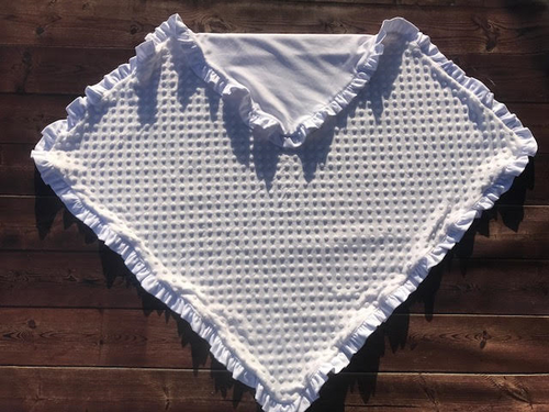 Baby Blanket with Ruffle