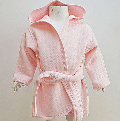 Infant Hooded Robe (Pink)