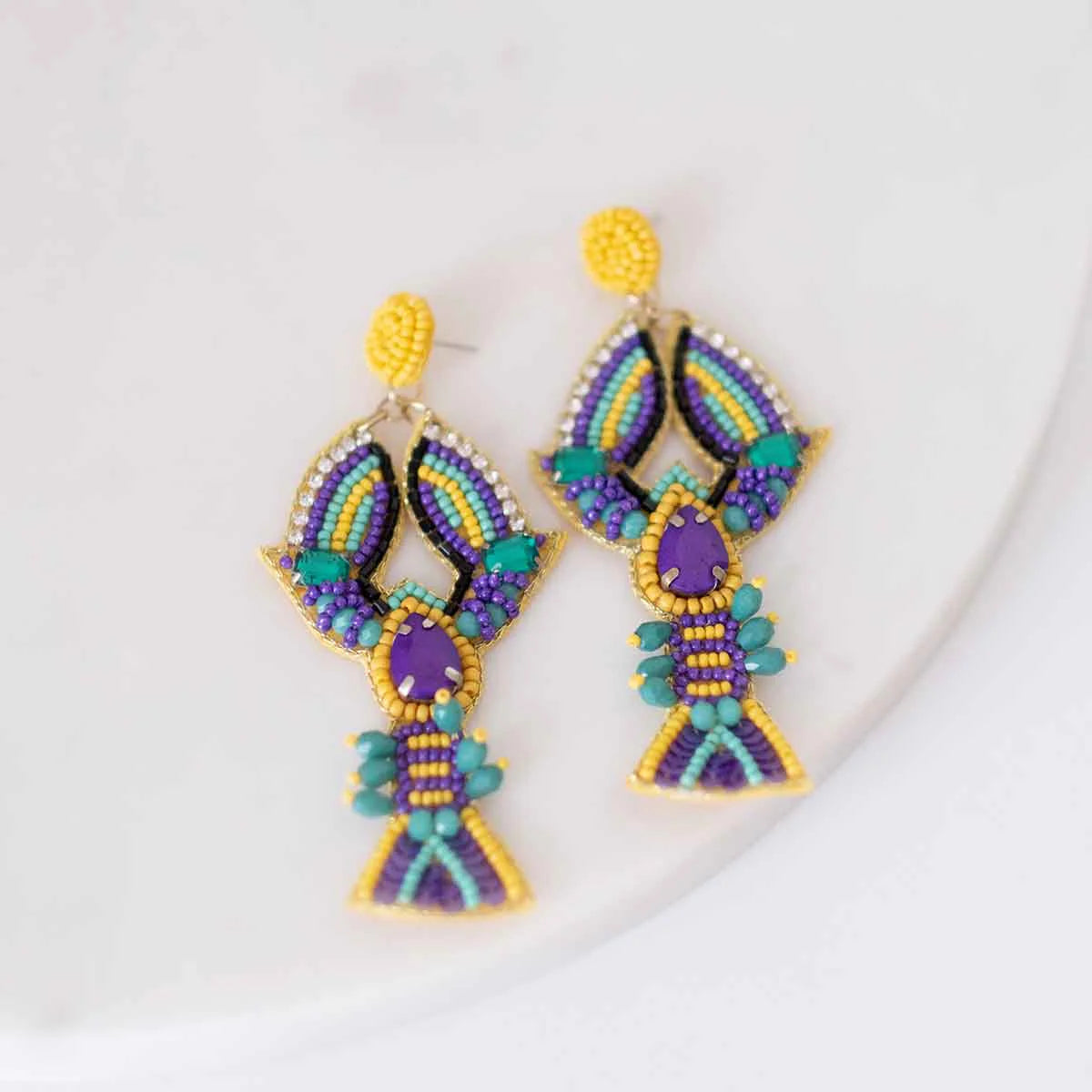 Mardi Craw Beaded Earring